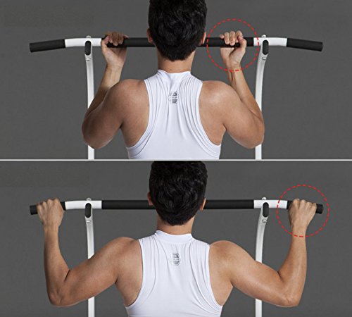 Pull up Fitness - Barra de tracción Ajustable para musculación multifunción, Color Rojo/Negro, tamaño Talla única, 107 x 38 x 9centimeters Pull up Fitness - Barra de tracción Ajustable para musculación multifunción, Color Rojo/Negro, tamaño Talla única, 107 x 38 x 9centimeters