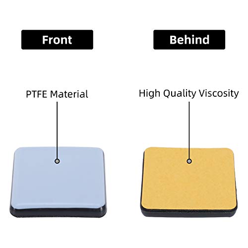 Pulluo 16pcs Deslizadores de Muebles Almohadillas para Mover Muebles Almohadillas de Teflón Protectores de Piso Deslizadores de Teflón para Silla Mesa Sofá (Cuadrado, 50 mm x 50 mm) Pulluo 16pcs Deslizadores de Muebles Almohadillas para Mover Muebles Almohadillas de Teflón Protectores de Piso Deslizadores de Teflón para Silla Mesa Sofá (Cuadrado, 50 mm x 50 mm)