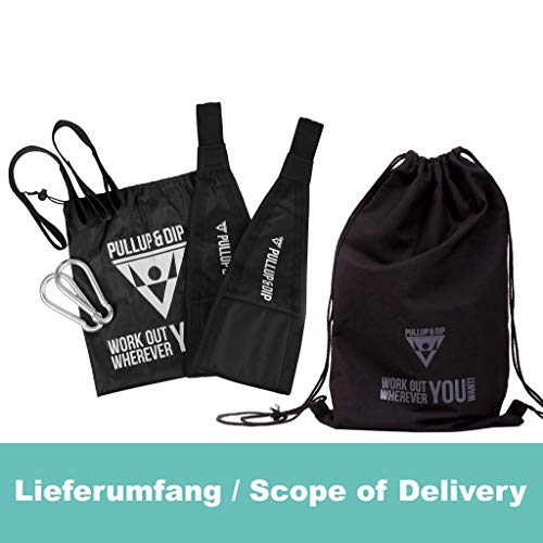 PULLUP & DIP Correas Abdominales, Ab Straps para Entrenamiento Abdominal, Gancho para Abdominales Colgadas para Barra de Dominadas, Set de 2 Mosquetones con Correas Colchadas para Eslingas Abdominales PULLUP & DIP Correas Abdominales, Ab Straps para Entrenamiento Abdominal, Gancho para Abdominales Colgadas para Barra de Dominadas, Set de 2 Mosquetones con Correas Colchadas para Eslingas Abdominales