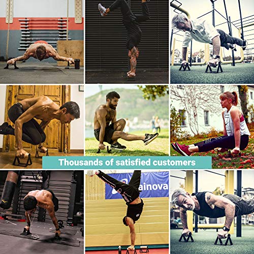 PULLUP & DIP Soporte para Flexiones con Mango de Madera Redondos y Acero de Alta Resistencia – Push Up Bars, Barras Paralelas, Barras de Flexiones de Manos Para Calistenia y Entrenamiento Físico PULLUP & DIP Soporte para Flexiones con Mango de Madera Redondos y Acero de Alta Resistencia – Push Up Bars, Barras Paralelas, Barras de Flexiones de Manos Para Calistenia y Entrenamiento Físico