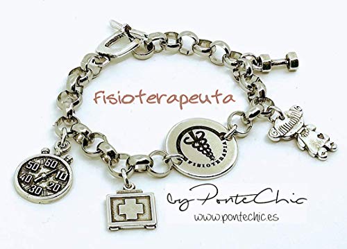 Pulsera"FISIOTERAPEUTA" (Temática Profesiones).