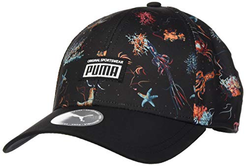 PUMA Academy AOP Cap Gorra, Unisex Adulto, Black/Underwater Graphic, Talla única PUMA Academy AOP Cap Gorra, Unisex Adulto, Black/Underwater Graphic, Talla única