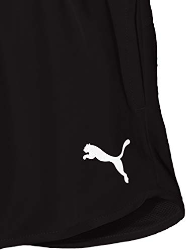 Puma Active Shorts G - Pantalón Corto para niña, Niños, 851751, Puma Black, 164