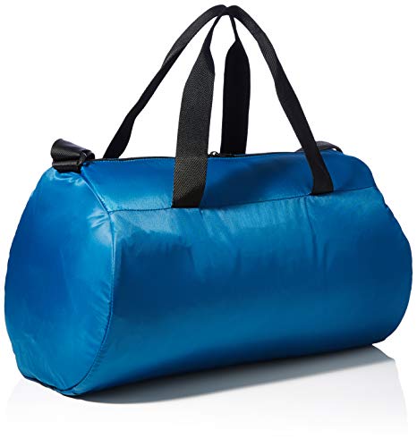 PUMA At ESS Barrel Bag Bolsa Deporte, Mujer, Digi/Blue Black/Luminous Pink, OSFA