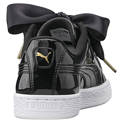 PUMA Basket Heart Patent Wn'S, Zapatillas Mujer, Negro Black Black, 39 EU PUMA Basket Heart Patent Wn'S, Zapatillas Mujer, Negro Black Black, 39 EU