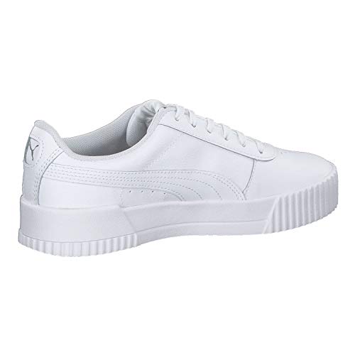 PUMA Carina L, Zapatillas Mujer, Blanco White/White/Silver, 38.5 EU PUMA Carina L, Zapatillas Mujer, Blanco White/White/Silver, 38.5 EU