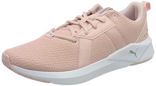 PUMA Chroma Knit Wn'S, Zapatillas de Gimnasio Mujer, Rosa (Peachskin/Whisper White/Metallic Silver), 38 EU