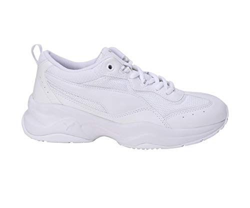 PUMA Cilia, Zapatillas Mujer, Blanco (White/Gray Violet/Silver), 38 EU