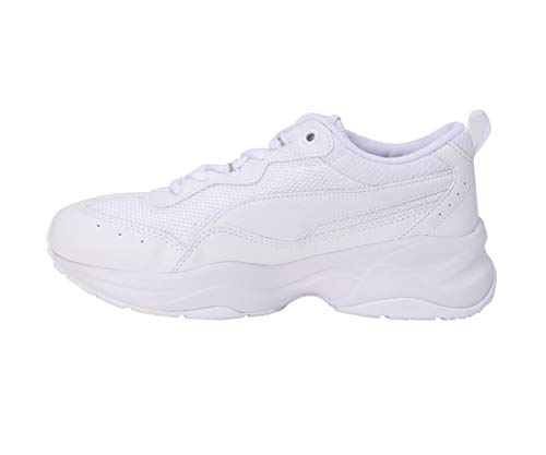 PUMA Cilia, Zapatillas Mujer, Blanco (White/Gray Violet/Silver), 38 EU