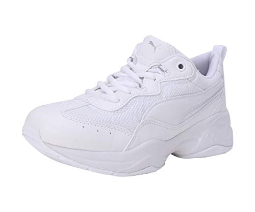 PUMA Cilia, Zapatillas Mujer, Blanco (White/Gray Violet/Silver), 38 EU PUMA Cilia, Zapatillas Mujer, Blanco (White/Gray Violet/Silver), 38 EU