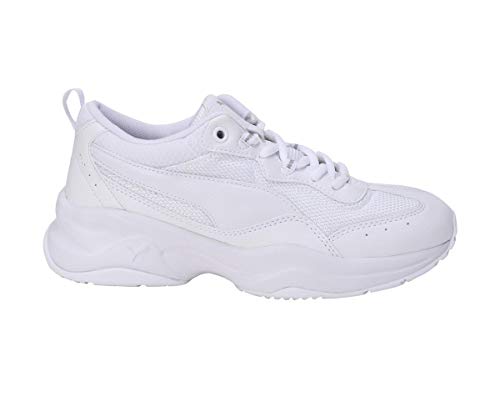 PUMA Cilia, Zapatillas Mujer, Blanco (White/Gray Violet/Silver), 40 EU