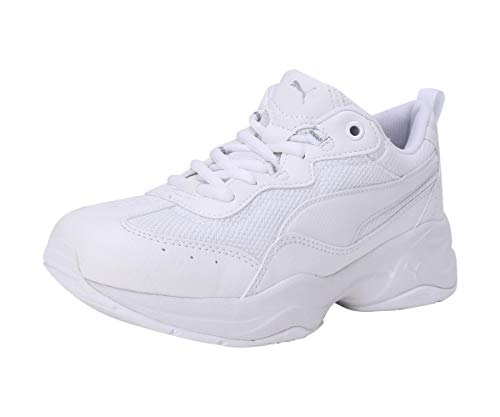 PUMA Cilia, Zapatillas Mujer, Blanco (White/Gray Violet/Silver), 40 EU