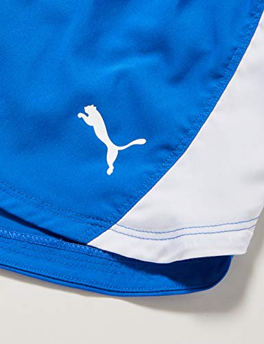 PUMA Cross The Line Split Short Pantalones Cortos, Hombre, Team Power Blue, M