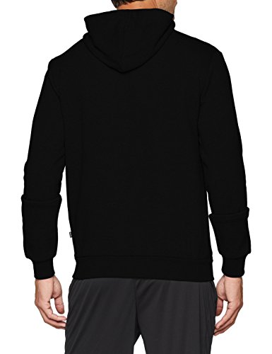 Puma ESS FZ Hoody FL Big Logo Sweatshirt, Hombre, Negro Black, L