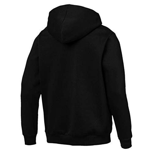 Puma ESS FZ Hoody FL Big Logo Sweatshirt, Hombre, Negro Black, L