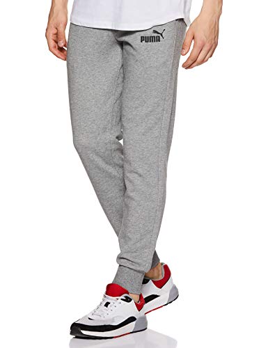 PUMA ESS Logo Pants TR cl Pants, Hombre, Medium Gray Heather, M PUMA ESS Logo Pants TR cl Pants, Hombre, Medium Gray Heather, M