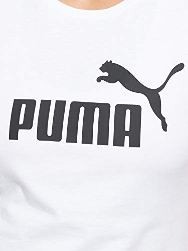 PUMA ESS Logo tee T-Shirt, Mujer, Puma White, L PUMA ESS Logo tee T-Shirt, Mujer, Puma White, L