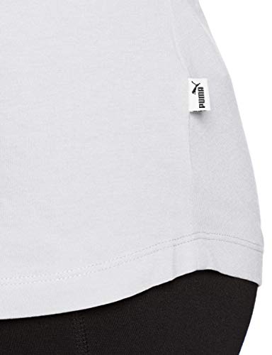 PUMA ESS Logo tee T-Shirt, Mujer, Puma White, XL