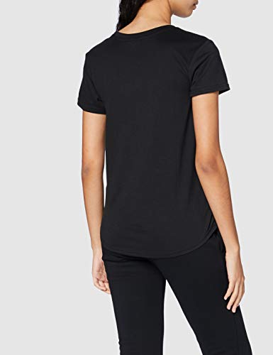 PUMA Evostripe tee Camiseta, Mujer, Black, M