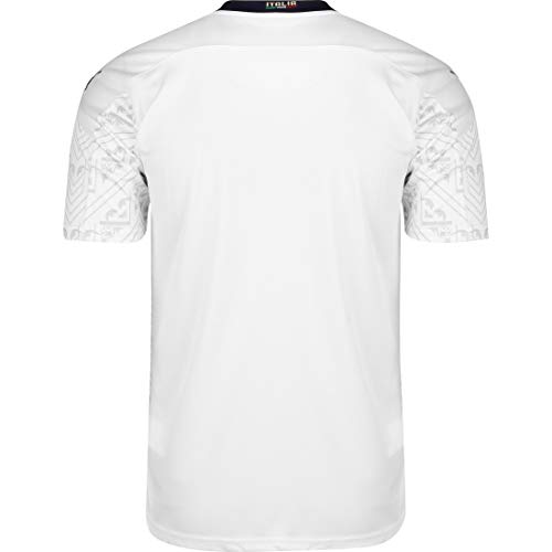 PUMA FIGC Away Shirt Replica Maillot, Hombre, Puma White-Peacoat, L