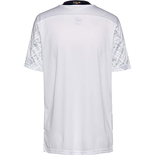 PUMA FIGC Away Shirt Replica Maillot, Hombre, Puma White-Peacoat, L