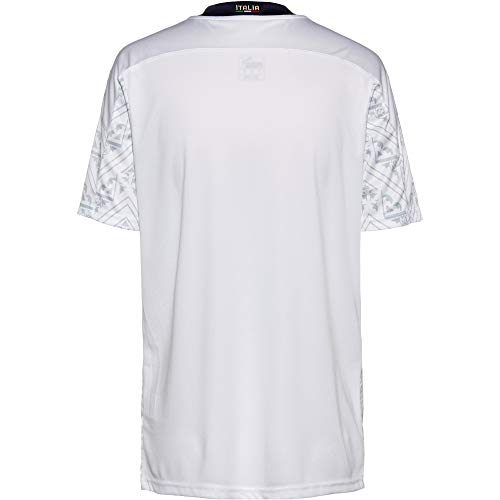 PUMA FIGC Away Shirt Replica Maillot, Hombre, Puma White-Peacoat, L PUMA FIGC Away Shirt Replica Maillot, Hombre, Puma White-Peacoat, L