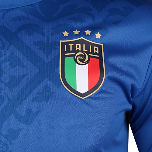 PUMA FIGC Stadium Home Jersey Camiseta, Hombre, Team Power Blue Team Gold, S