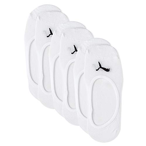 PUMA FOOTIE Calcetines, Blanco (White 300), 39-42 (Pack de 3) para Hombre PUMA FOOTIE Calcetines, Blanco (White 300), 39-42 (Pack de 3) para Hombre