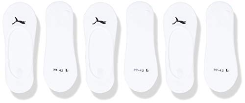 PUMA FOOTIE Calcetines, Blanco (White 300), 39-42 (Pack de 3) para Hombre PUMA FOOTIE Calcetines, Blanco (White 300), 39-42 (Pack de 3) para Hombre
