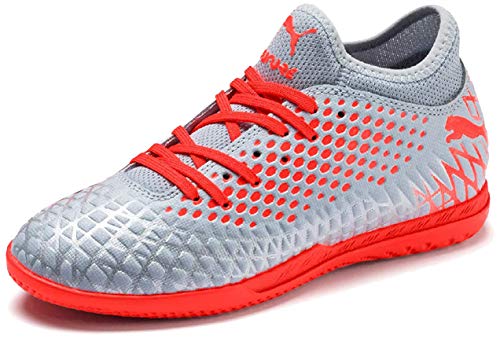 PUMA Future 4.4 IT Jr, Botas de fútbol Unisex Niños, Glacial Blue-Nrgy Red, 28 EU