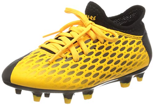 PUMA Future 5.4 FG/AG Jr, Zapatillas de Fútbol Unisex Adulto, Amarillo (Ultra Yellow Black), 36 EU