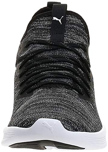 PUMA Ignite Flash Evoknit, Zapatillas de Running Hombre, Negro (Black/Asphalt/White), 43 EU PUMA Ignite Flash Evoknit, Zapatillas de Running Hombre, Negro (Black/Asphalt/White), 43 EU