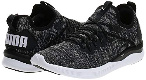 PUMA Ignite Flash Evoknit, Zapatillas de Running Hombre, Negro (Black/Asphalt/White), 43 EU PUMA Ignite Flash Evoknit, Zapatillas de Running Hombre, Negro (Black/Asphalt/White), 43 EU