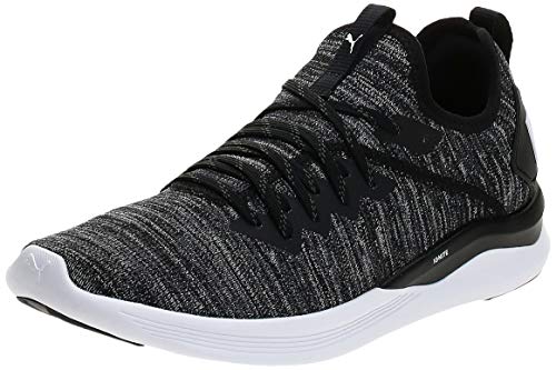 PUMA Ignite Flash Evoknit, Zapatillas de Running Hombre, Negro (Black/Asphalt/White), 43 EU