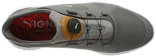 Puma Ignite Pwradapt Disc, Zapatos de Golf para Hombre, Gris (Quiet Shade-Quiet Shade 03), 41 EU Puma Ignite Pwradapt Disc, Zapatos de Golf para Hombre, Gris (Quiet Shade-Quiet Shade 03), 41 EU