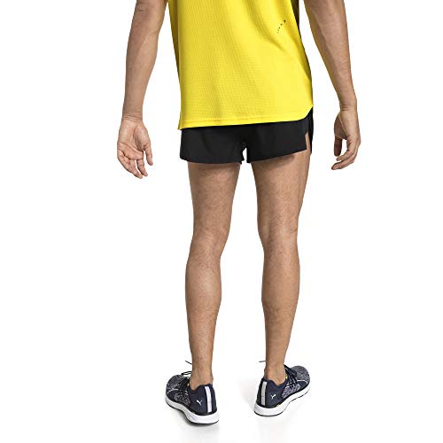 PUMA Ignite Split Short Pantalón Corto, Hombre, Negro, XL PUMA Ignite Split Short Pantalón Corto, Hombre, Negro, XL
