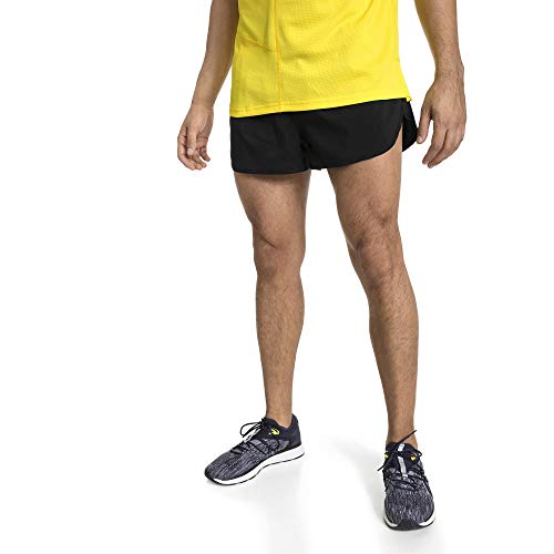 PUMA Ignite Split Short Pantalón Corto, Hombre, Negro, XL PUMA Ignite Split Short Pantalón Corto, Hombre, Negro, XL