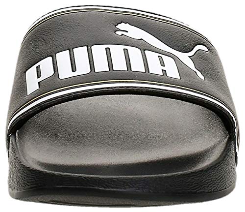 PUMA Leadcat FTR, Zapatos de Playa y Piscina Unisex Adulto, Negro Black Team Gold White, 42 EU