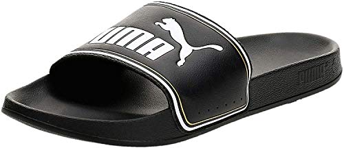 PUMA Leadcat FTR, Zapatos de Playa y Piscina Unisex Adulto, Negro Black Team Gold White, 42 EU