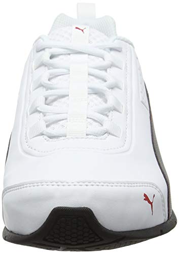 PUMA Leader VT SL, Zapatillas Unisex Adulto, Blanco (White/Black/Flame Scarlet), 44.5 EU PUMA Leader VT SL, Zapatillas Unisex Adulto, Blanco (White/Black/Flame Scarlet), 44.5 EU