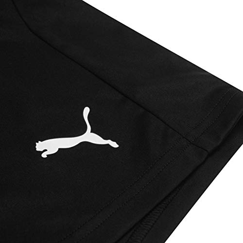 PUMA Liga Shorts Core Jr Pants, Unisex niños, Black White, 152