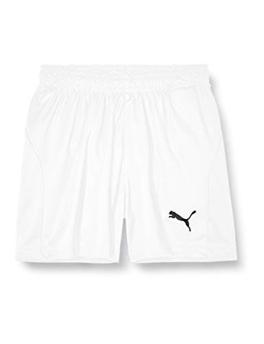 PUMA Liga Shorts Core Jr Pants, Unisex niños, White Black, 152 PUMA Liga Shorts Core Jr Pants, Unisex niños, White Black, 152