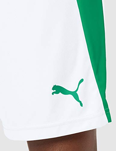 PUMA LIGA Shorts Pants, Hombre, White-Pepper Green, S PUMA LIGA Shorts Pants, Hombre, White-Pepper Green, S