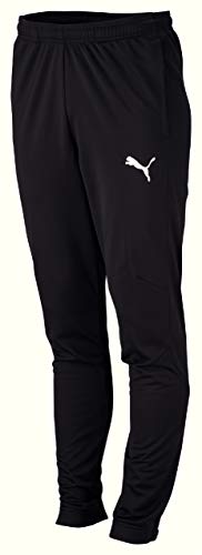 PUMA Liga Sideline Poly Core Pantalón, Hombre, Negro (Negro/Blanco), M