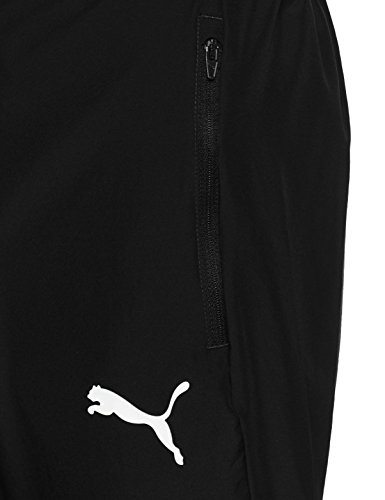 Puma Liga Sideline Woven P Pantalones, Hombre, Negro Black White, L