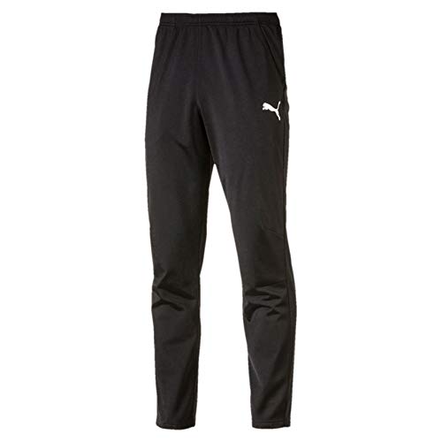 PUMA Liga Training Pant Core Pantalones, Hombre, Negro Negro Blanco, XL PUMA Liga Training Pant Core Pantalones, Hombre, Negro Negro Blanco, XL