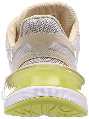 PUMA LQDCELL Shatter FM Camo Wn's, Zapatillas Deportivas para Interior Mujer, Blanco White/Tapioca, 38 EU