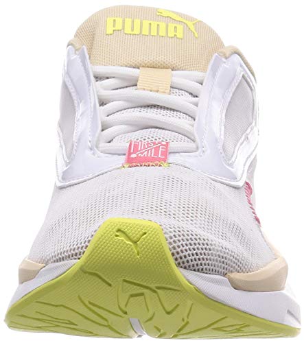 PUMA LQDCELL Shatter FM Camo Wn's, Zapatillas Deportivas para Interior Mujer, Blanco White/Tapioca, 38 EU