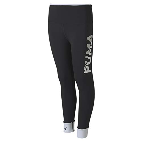 PUMA Modern Sports Leggings G Mallas Deporte, NiƱas, Black White, 104 PUMA Modern Sports Leggings G Mallas Deporte, NiƱas, Black White, 104