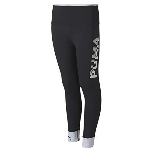 PUMA Modern Sports Leggings G Mallas Deporte, Niñas, Black White, 104